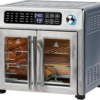 Emeril Lagasse 26 QT Extra Large Air Fryer, Convection Toaster Oven with French Doors, Stainless Steel