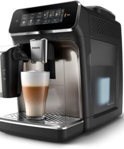 Alternative view of Philips Series 3300 Fully Automatic Espresso Coffee Machine - 6 Hot & Iced Drinks, LatteGo Milk System, 40% Quieter SilentBrew, Ceramic Grinder, Aquaclean Filter, Glossy Black (EP3341/50)