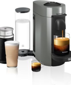 Nespresso Vertuo Plus Coffee and Espresso Maker by De'Longhi, Grey