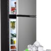 Apartment Size Refrigerator, 3.5 Cu.Ft Samll Refrigerator with Freezer Suitable for Home and Apartments, Freestanding