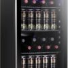Antarctic Star 26 Bottle 130 Can Wine Cooler Cabinet Beverage Refrigerator Mini Wine Cellar