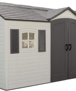 Lifetime 6446 Outdoor Storage Shed, 8 x 15 Foot, Desert Sand
