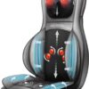 COMFIER Massager Chair with Heat Shiatsu Neck Back Massager Portable with Compress & Rolling Massage Chair Pad for Full Back Neck & Shoulders Full Body Pain