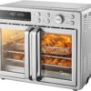 Flexify French Door Toaster Oven Air Fryer Combo 26.4 QT Extra Large Air Fryer Countertop