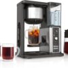 Ninja Hot & Iced XL Coffee Maker with Rapid Cold Brew, 4 Brew Styles, 8 Sizes Small Cup to Travel Mug, Single-Serve Coffee Brewer, 12-Cup Carafe, Permanent Filter, Removable Reservoir, Black, CM371