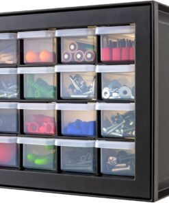 IRIS USA Screw Tool Organizer Small Parts Cabinet Chest Electronics Nuts Bolts Storage Drawers