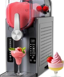 Slushie Machine - Professional Frozen Drink Maker No Ice Needed- Slushy Machine for Home with LED Display - One-Touch Reservation & 6 Pre-set Programs for Frozen Margaritas, Frappés & Ice Cream