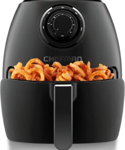 Alternative view of CHEFMAN Multifunctional Digital Air Fryer+ Rotisserie, Dehydrator, Convection Oven, 17 Touch Screen Presets Fry, Roast, Dehydrate, Bake, XL 10L Family Size, Auto Shutoff, Large Easy-View Window, Black