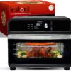 Instant Pot Omni Plus 19QT/18L Toaster Oven Air Fryer, 10-in-1 Functions, Fits 12" Pizza, Crisp, Broil, Bake, Roast, Toast, Warm, Convection, 100+ In-App Recipes, from the Makers of Instant Pot, Black