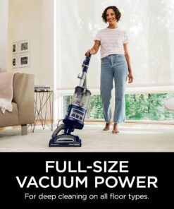 Alternative view of Upright Vacuum Navigator Lift-Away Deluxe with Large Dust Cup Capacity HEPA Filter Swivel Steering Upholstery Tool & Crevice Tool