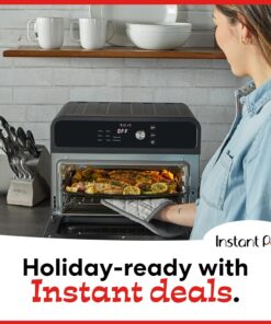 Alternative view of Instant Pot Omni Plus 19QT/18L Toaster Oven Air Fryer, 10-in-1 Functions, Fits 12" Pizza, Crisp, Broil, Bake, Roast, Toast, Warm, Convection, 100+ In-App Recipes, from the Makers of Instant Pot, Black