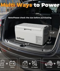 Alternative view of 12V Refrigerator 21 Quart Portable Freezer 50 Hours Keep Cool,Electric Cooler for Vehicles Car Refrigerator 12V Portable Fridge for Car Camping Truck Van RV SUV Road Trip Travel RF20