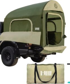Niphean Truck Bed Tent 5.5ft-8ft for 2+1 People/Family, 2 Mins Fast Setup Inflatable Pickup Truck Tent, PU 3000mm Waterproof & High-Strength Windproof, Spacious Interior for Multi-Landscape