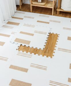 Baby Play Mats for Floor - Sol (6x6ft) - Premium EVA Foam Play Mat for Babies & Toddlers - Perfect for Tummy Time, Crawling, Playroom - Stylish & Comfortable Kids Play Mat