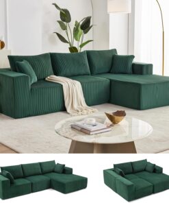 108 Modular Sectional Sofa Cloud Sectional Couch Modern Modular L-Shape Sofa Couch