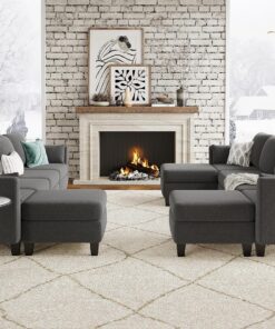 Alternative view of Modular Sectional Sof Convertible U Shaped Sofa Couch with High Density Memory Foam