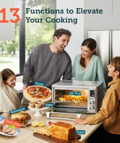 Alternative view of Air Fryer Toaster Oven Combo 13-in-1 32Qt APP & Voice Control Convection Oven Countertop