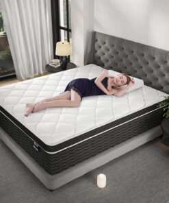 Alternative view of Full Size Mattress, 10 inch Full Bed Mattress in a Box, Medium Plush Hybrid Mattresses with Gel Memory Foam and Pocket Springs, Pressure Relief & Upgraded Support, Cooling and Breathable