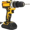 21V Lithium Cordless Drill Driver Kit with Two Batteries and Charger