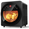 Air Fryer Toaster Oven, 16-in-1 Air Fryer Toaster Oven, Large Convection Roaster with Rotisserie & Dehydrator