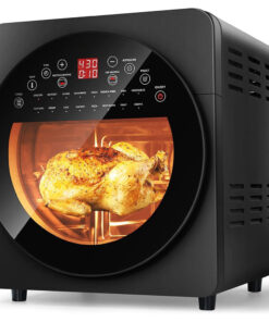 Air Fryer Toaster Oven, 16-in-1 Air Fryer Toaster Oven, Large Convection Roaster with Rotisserie & Dehydrator